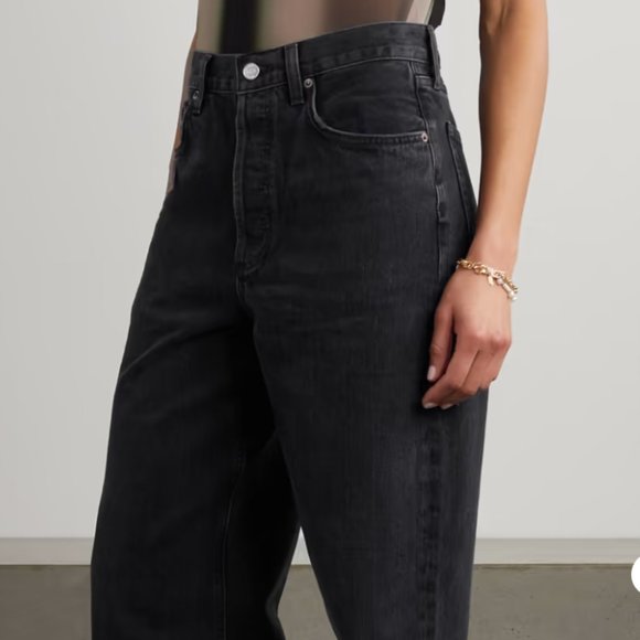 Agolde jeans tapered baggy high rise - black - Picture 3 of 7